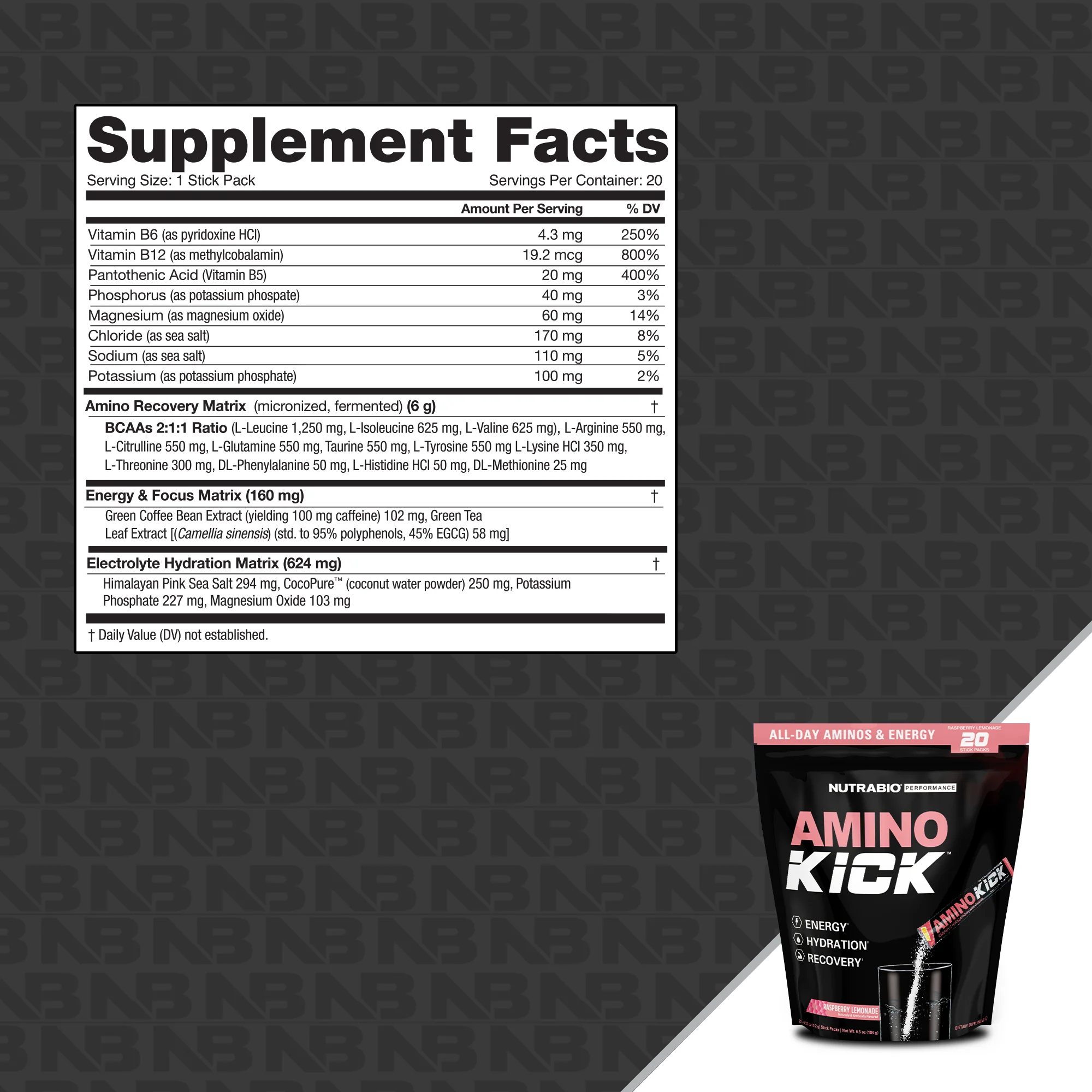 Amino Kick - 20 Serving Bag - Image 7
