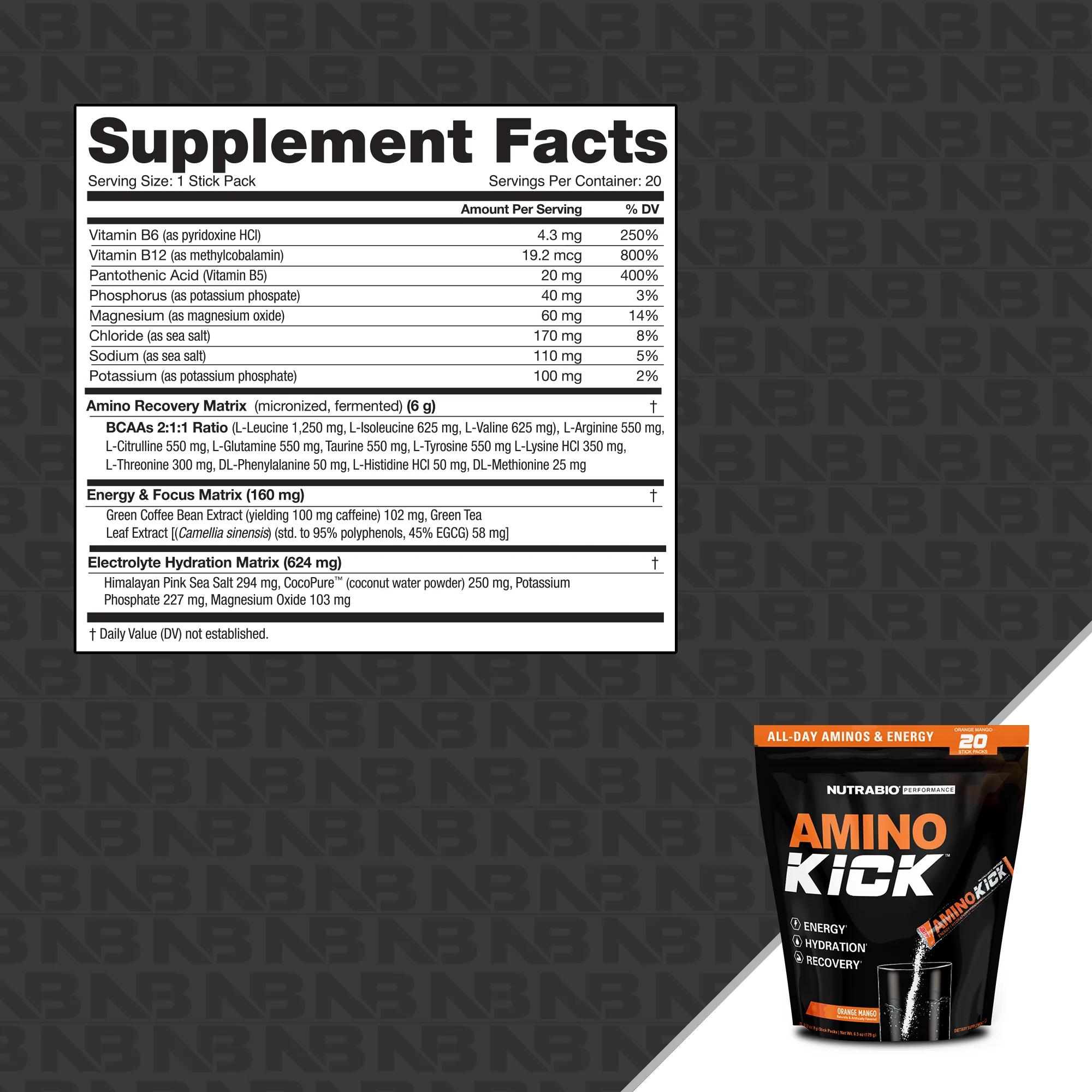 Amino Kick - 20 Serving Bag - Image 9