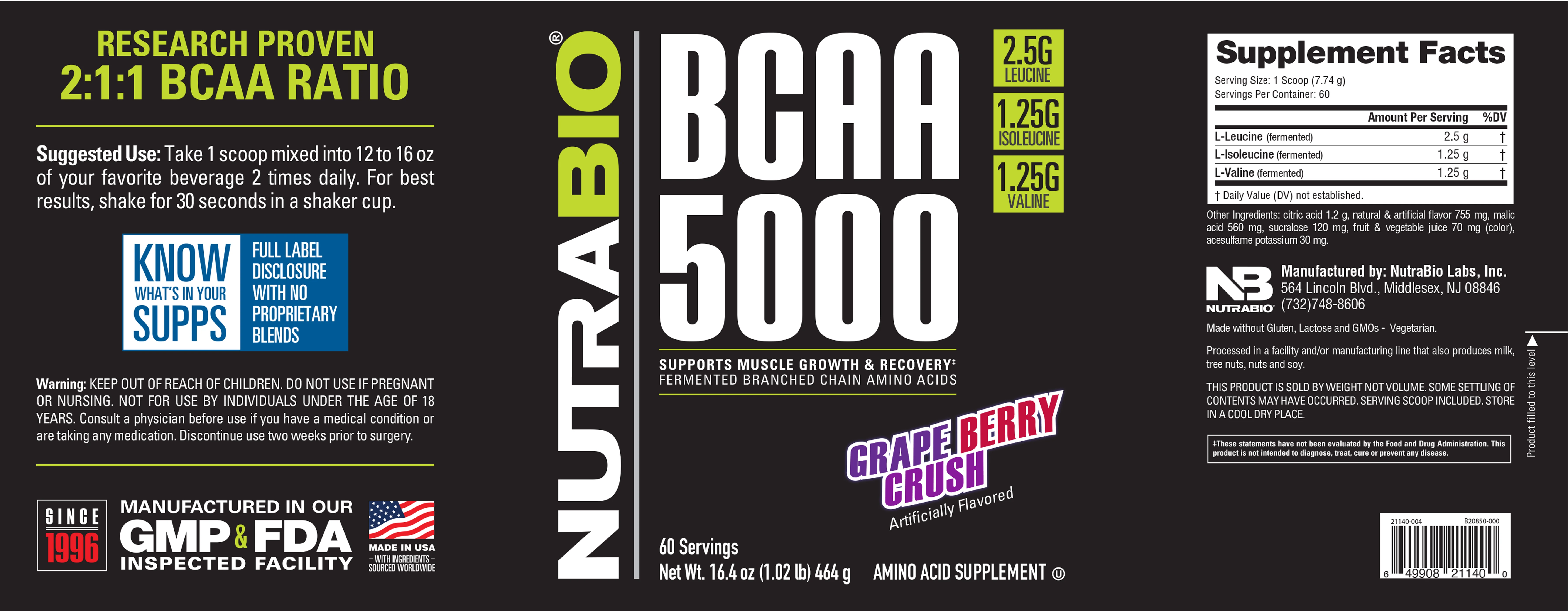 BCAA 5000 Powder - Image 17