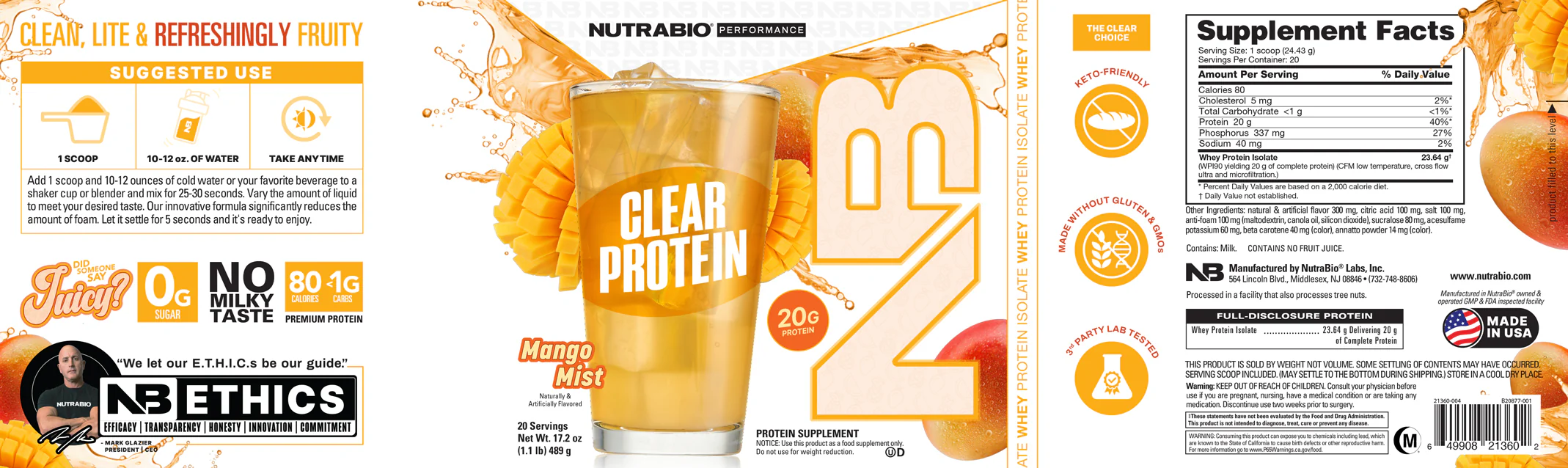 Clear Whey Protein Isolate Powder - Image 8