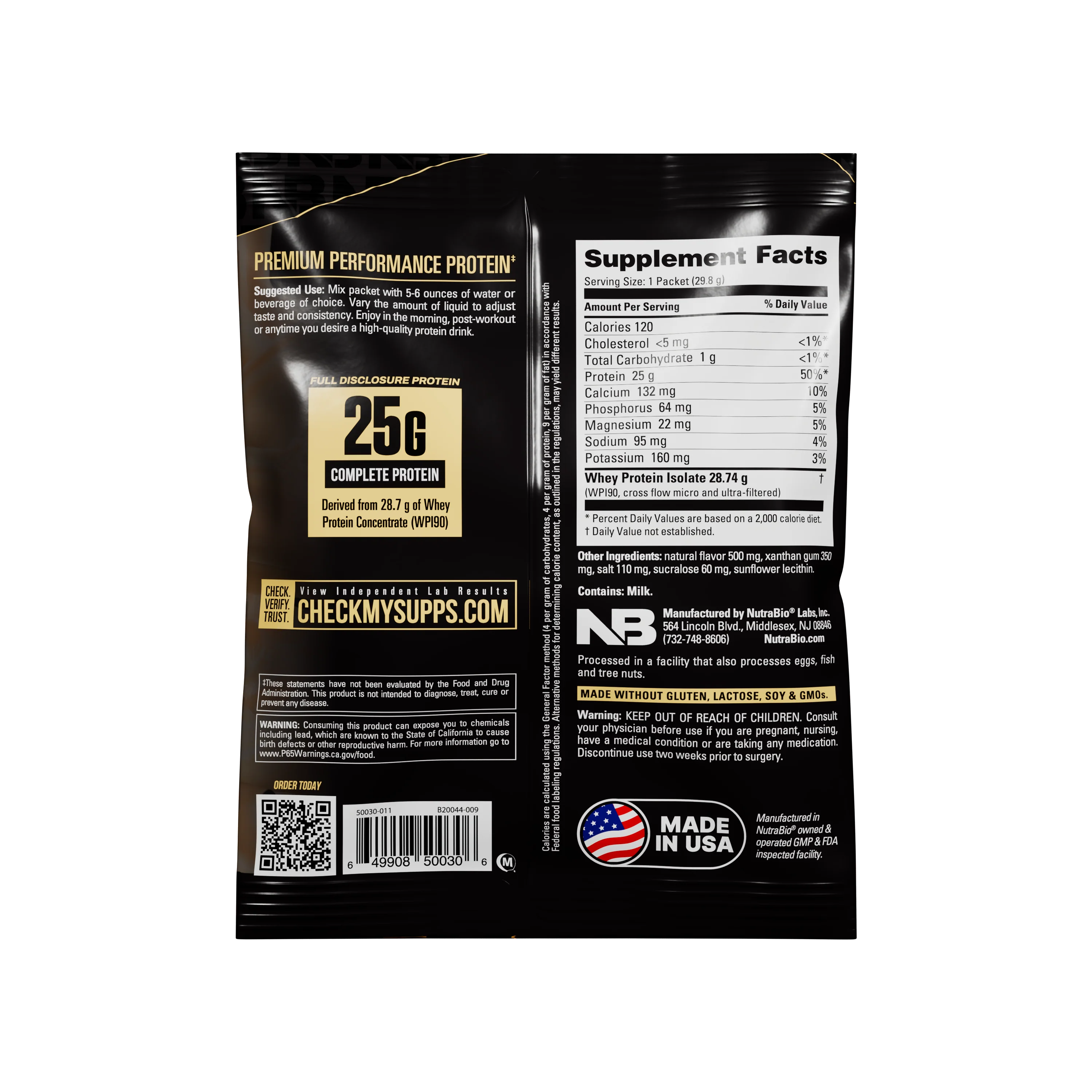 Whey Protein Isolate Powder - Sample Packet - Image 6